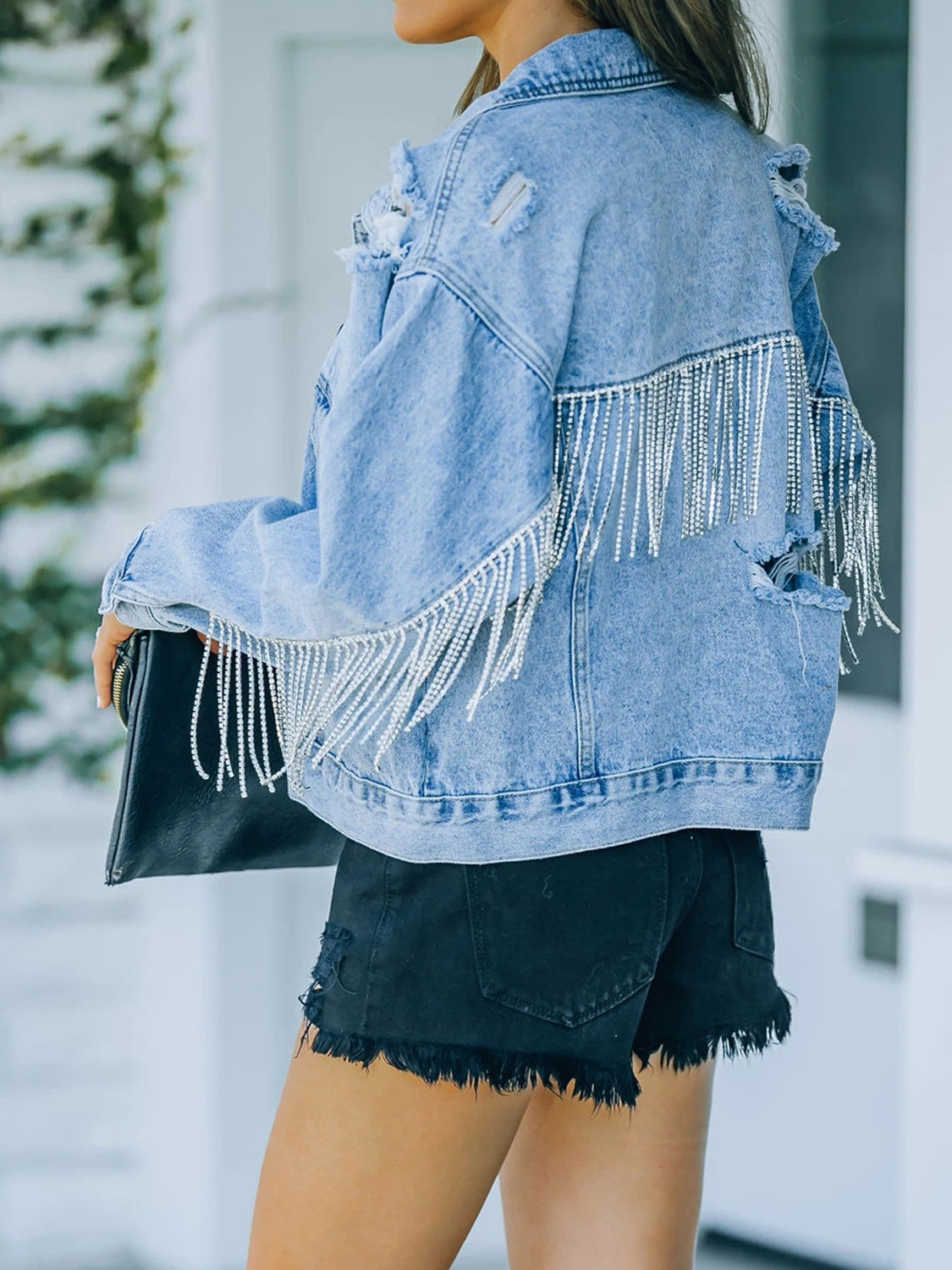 Fringe Denim Jacket