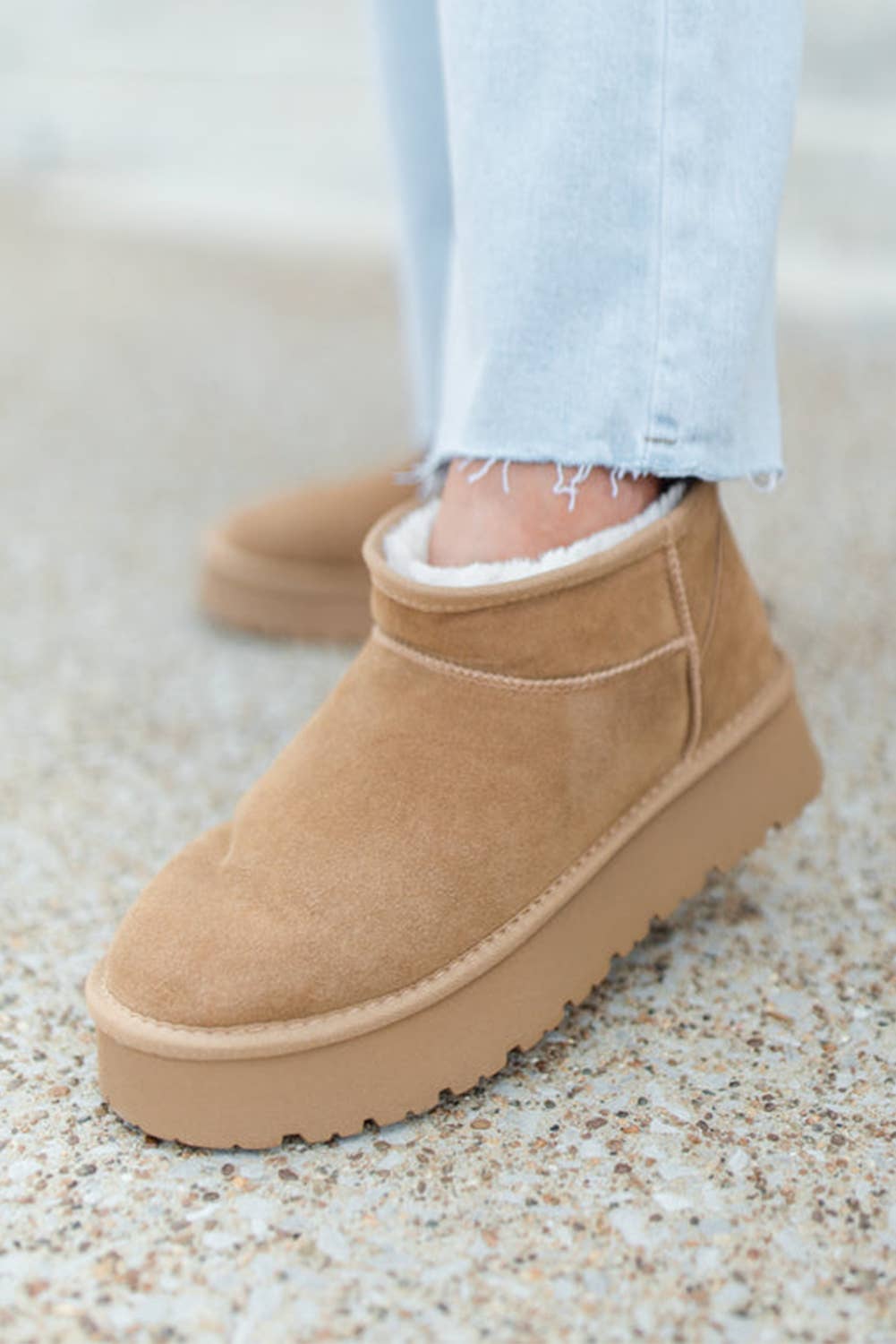 Payton Fur Lined Suede Snow Boots