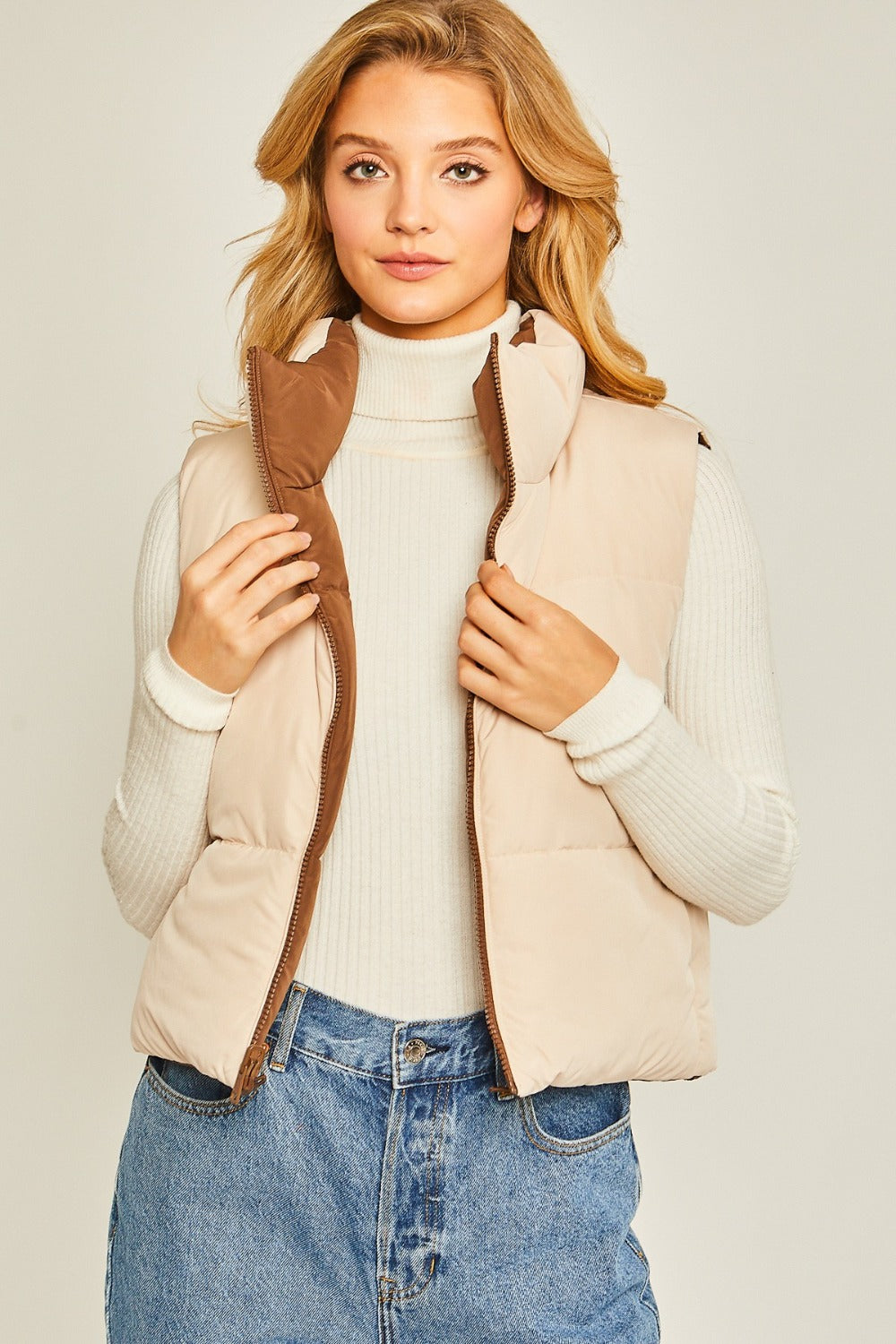 WILLOW REVERSIBLE PUFFER VEST