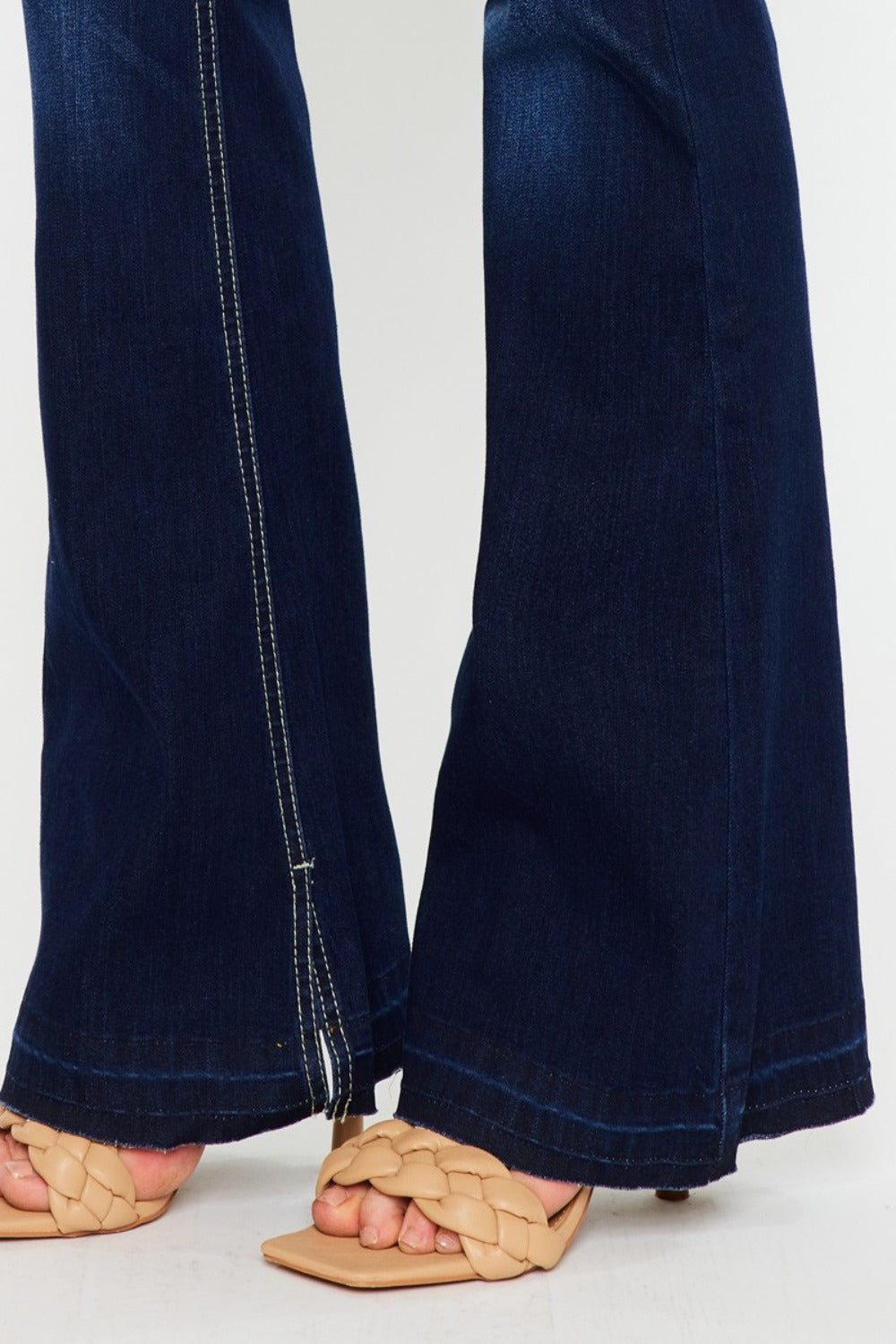 Becky Mid Rise Slim Flare Jeans