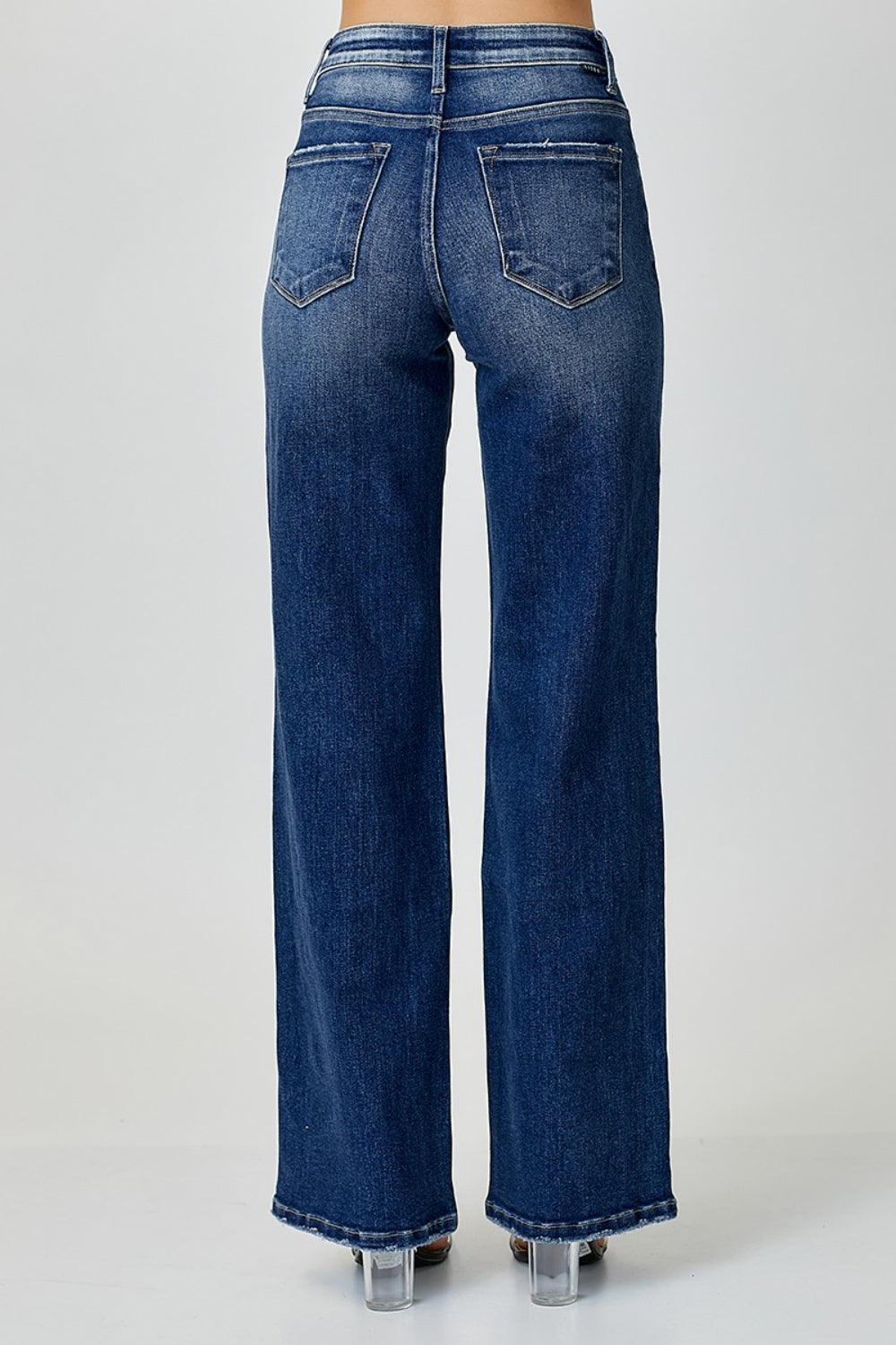 Blake RISEN Mid Rise Straight Jeans