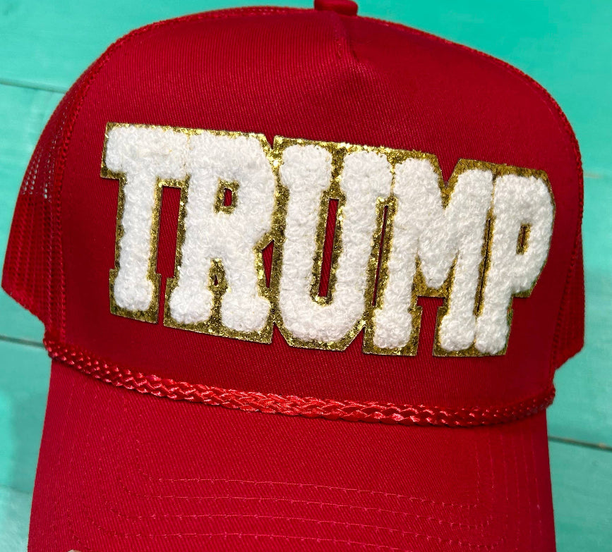 Trump Chenille Trucker Hat