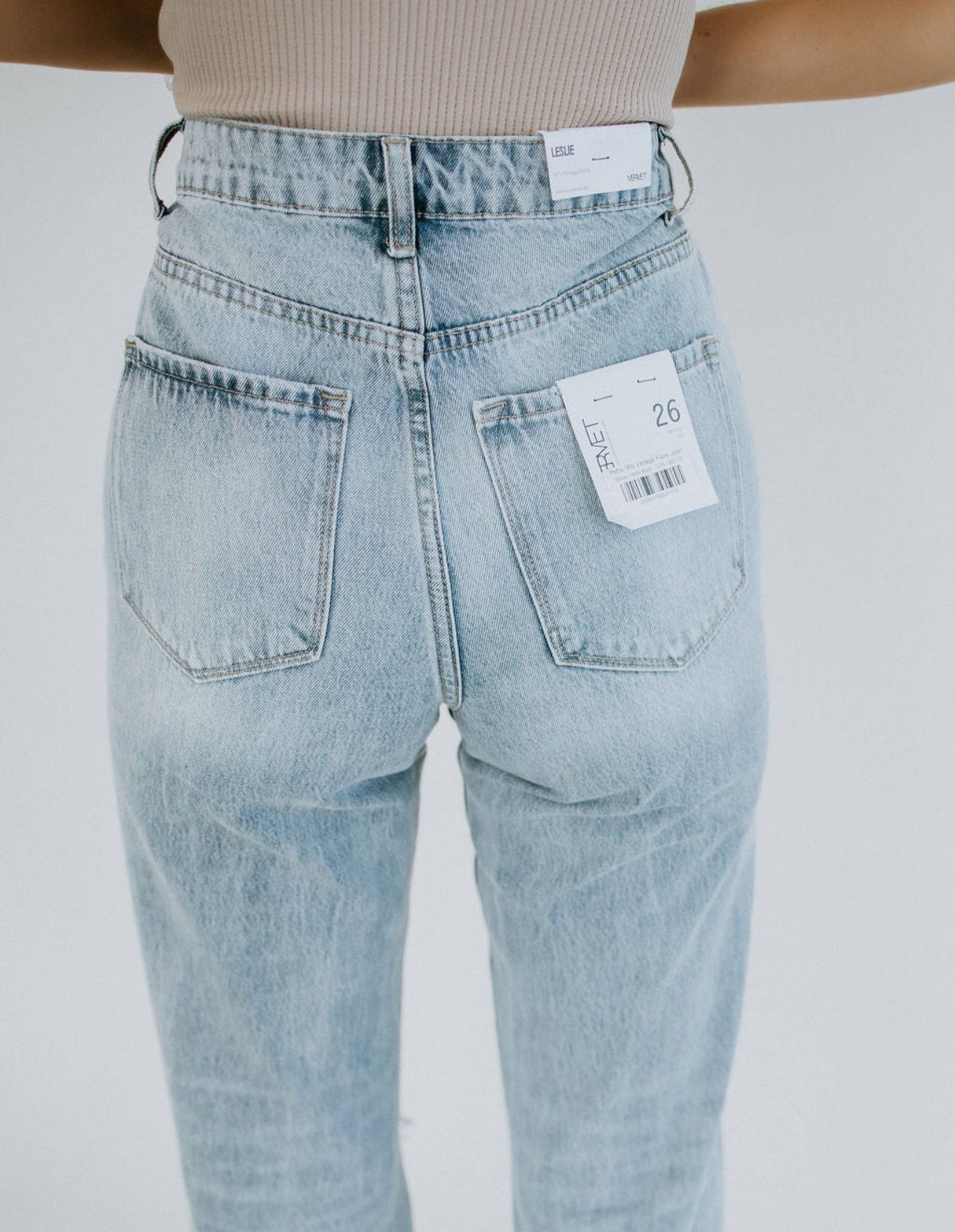 Vervet 90'S Vintage Super High Rise Flare Jeans