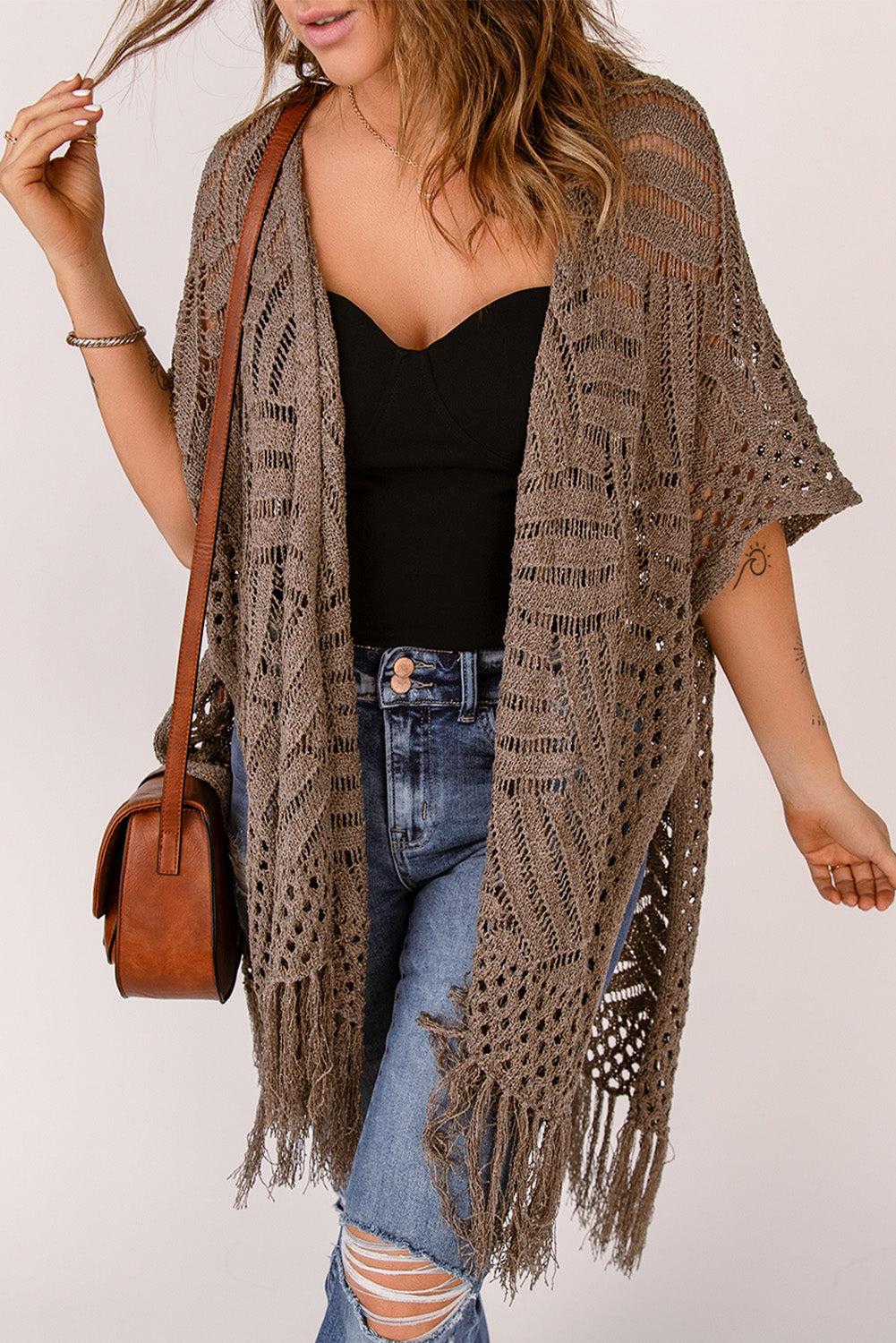 Eva Fringe Cardigan